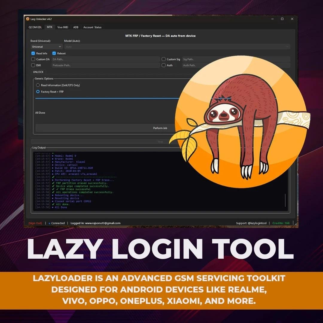 Lazy Login – One Click FRP Tool Credits